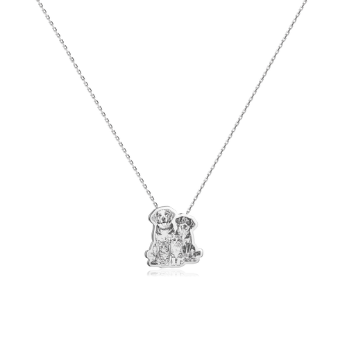 Custom 3D Pet Portrait Necklace
