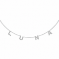 Personalized Spaced Letter Necklace