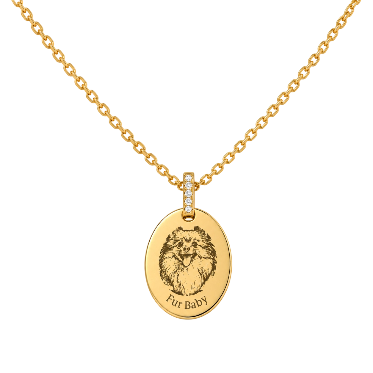 Personalized Pet Portrait Necklace-s925 sterling silver