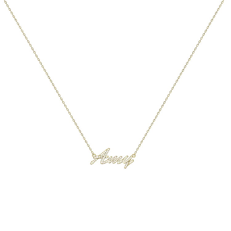 Personalized Script Name Necklace-S925 Sterling Silver