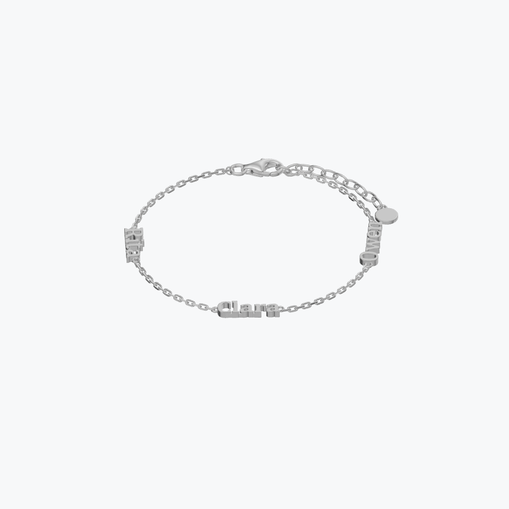 Linked By Love Personalized Name Bracelet