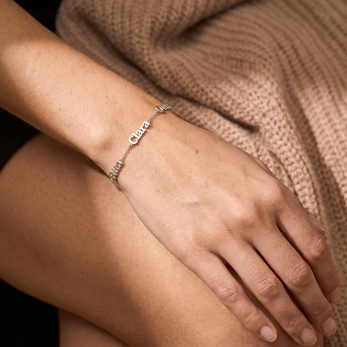 Linked By Love Personalized Name Bracelet