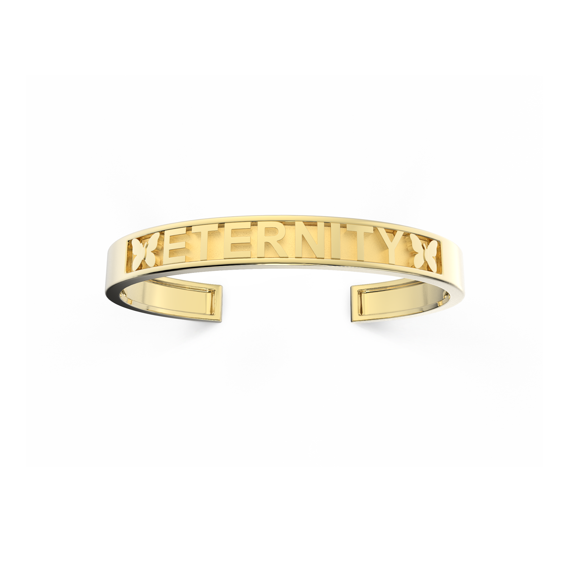 Modular Letter Cuff Bracelet | Personalized Name Bangle, 18K Gold Plated Adjustable Jewelry