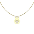 Personalized Teddy Bear Family Necklace | Custom Name Necklace SN034BR