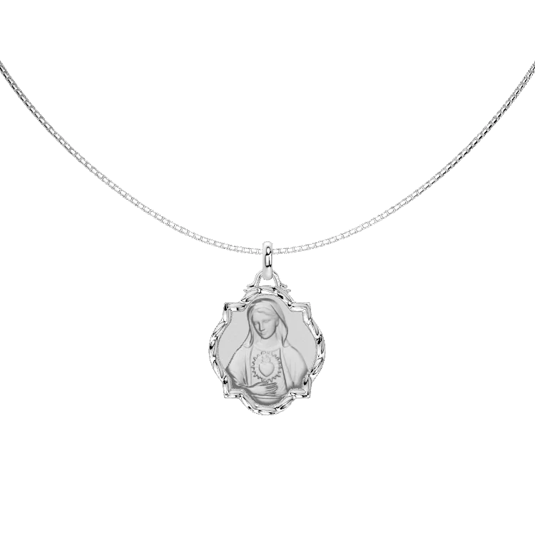 Personalized Photo Relief Necklace - S925 Sterling Silver