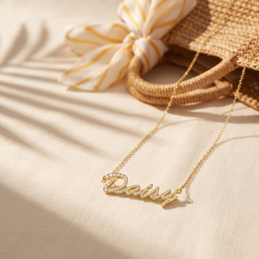 Personalized Signature Name Necklace - S925 Sterling Silver