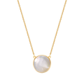 Mother of Pearl Pendant Necklace – 925 Sterling Silver