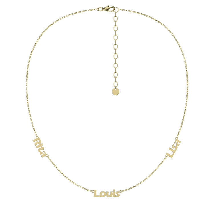 Personalized Name Necklace | Custom Family & Couple Jewelry SN014BR