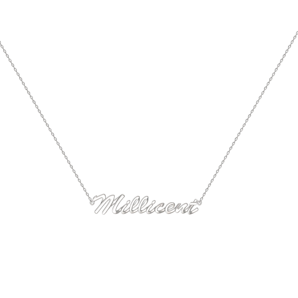 Personalized Cursive Name Necklace - S925 Sterling Silver