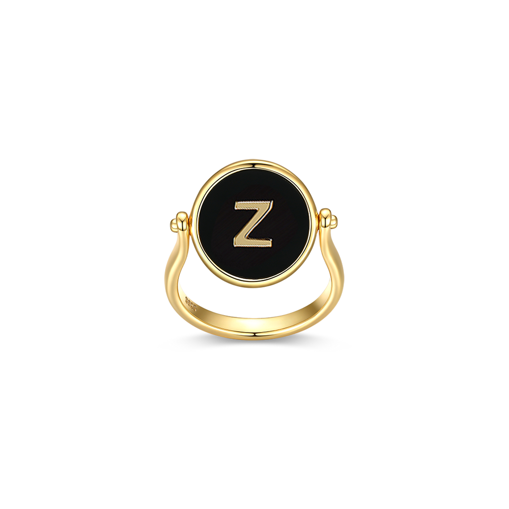 Twin Signet Ring & Pendant SR002BR