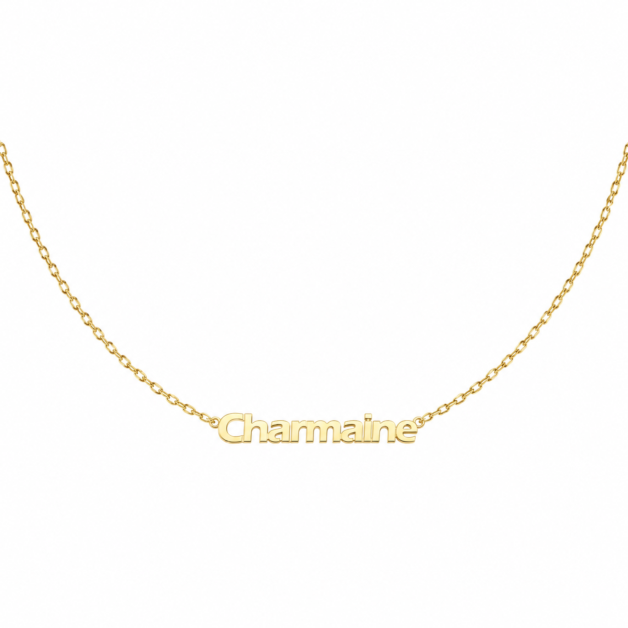 Personalized Name Necklace-18K Gold Plated