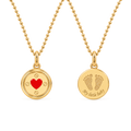 Personalized Enamel Keepsake Necklace-925 Sterling Silver