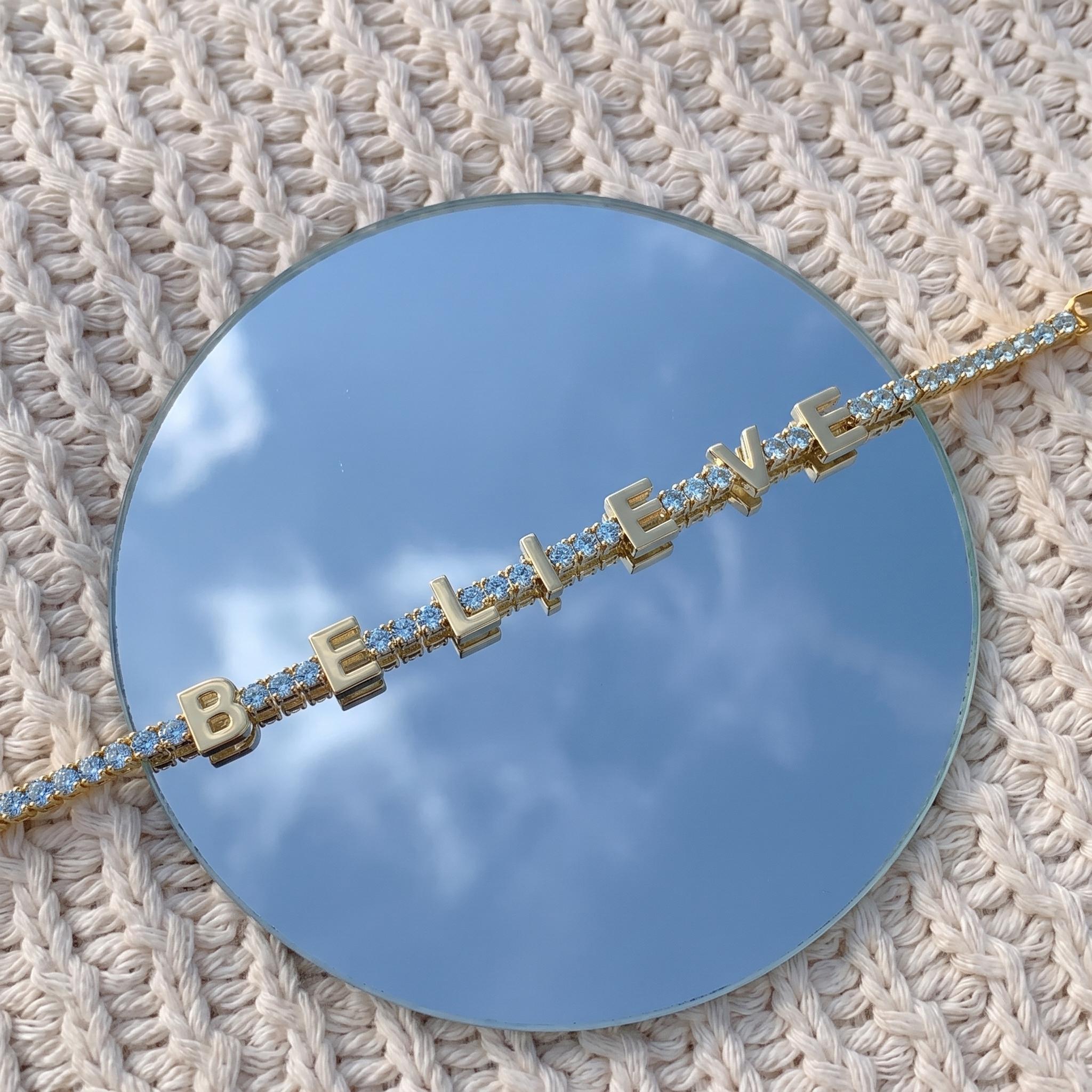 Personalized Birthstone Tennis Bracelet-S925 Sterling Silver
