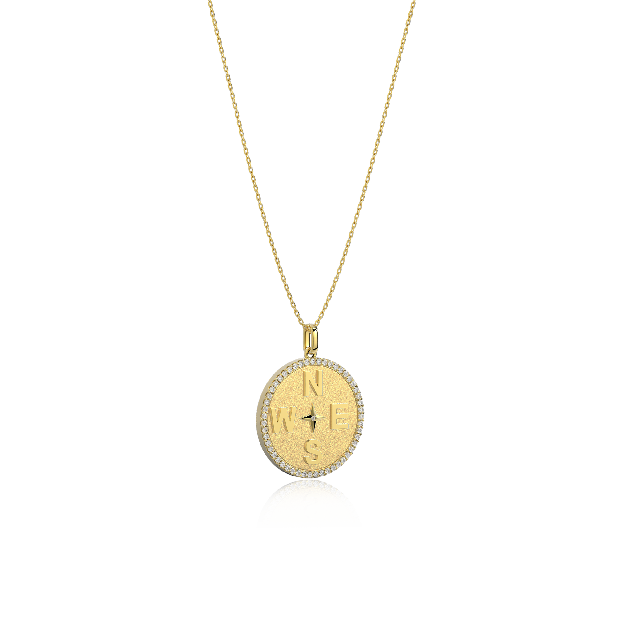 Personalized Medallion Necklace | Custom Letter & Lucky Symbol Pendant with Engraving or Photo Upload, 18K Gold Plated