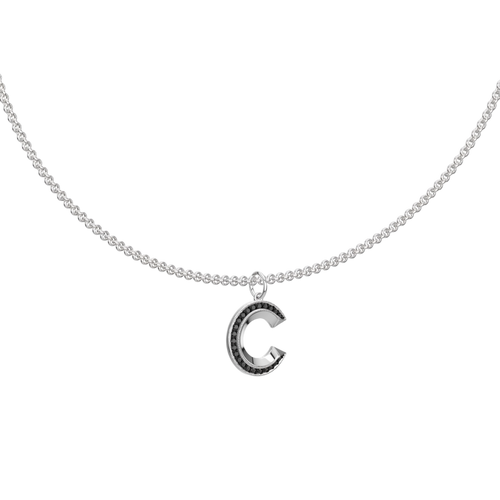 Personalized 3D Initial Necklace – Custom Letter Pendant