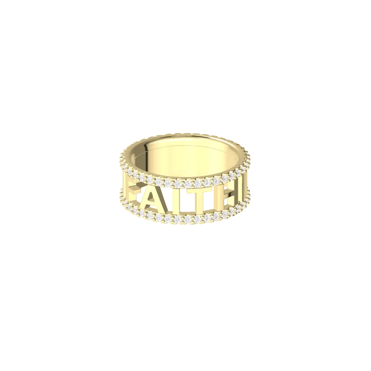 Bague personnalisée avec lettre | Bague prénom et signature personnalisés SR001BR