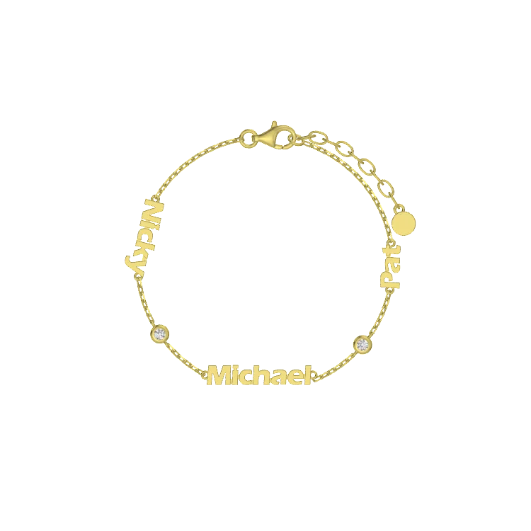 Personalized Name Bracelet | Custom Family and Love Bracelet SB002BR