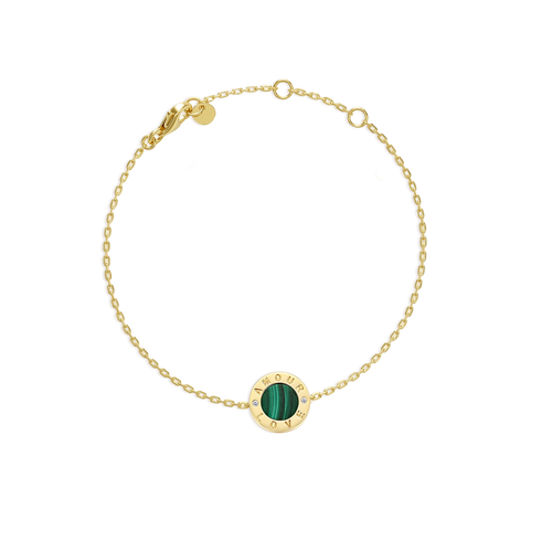 Bracelet d'amour personnalisé pour couples – Bijoux gravés avec empreinte digitale en pierre précieuse SB011