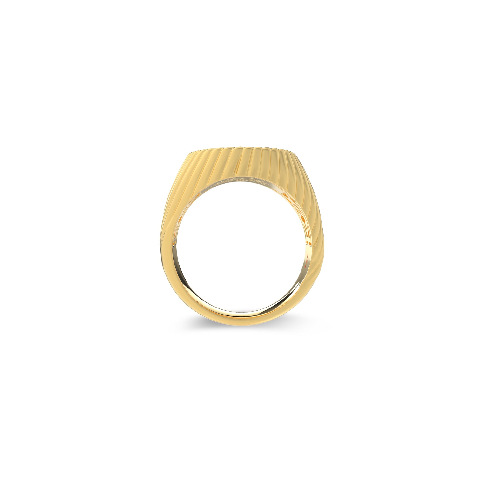 Vintage Coin Signet Ring | 18K Gold Plated Legacy Coin Ring, Classic Engraved Medallion Ring for Women and Men