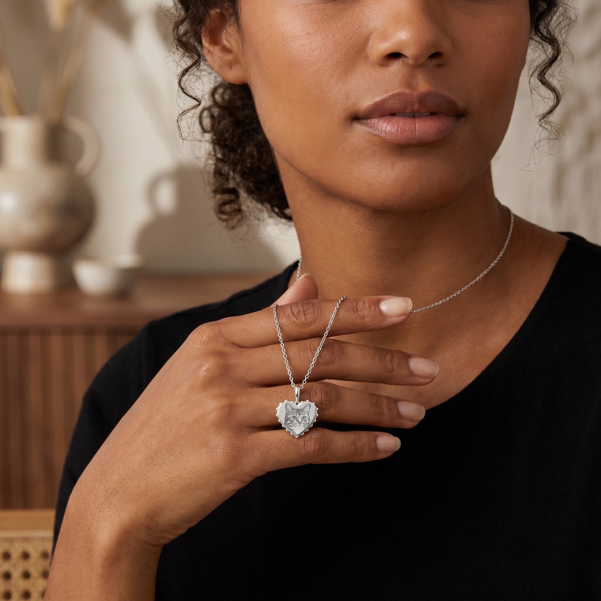 Personalized Heart Pendant | Custom Message and Memory Jewelry