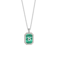 Personalized Zodiac Gemstone Necklace - S925 Sterling Silver