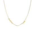 Linked by Love – Name Necklace with Emotional Spark SN014H