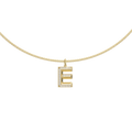 Personalized Initial Necklace for Men – Custom 3D Letter Pendant