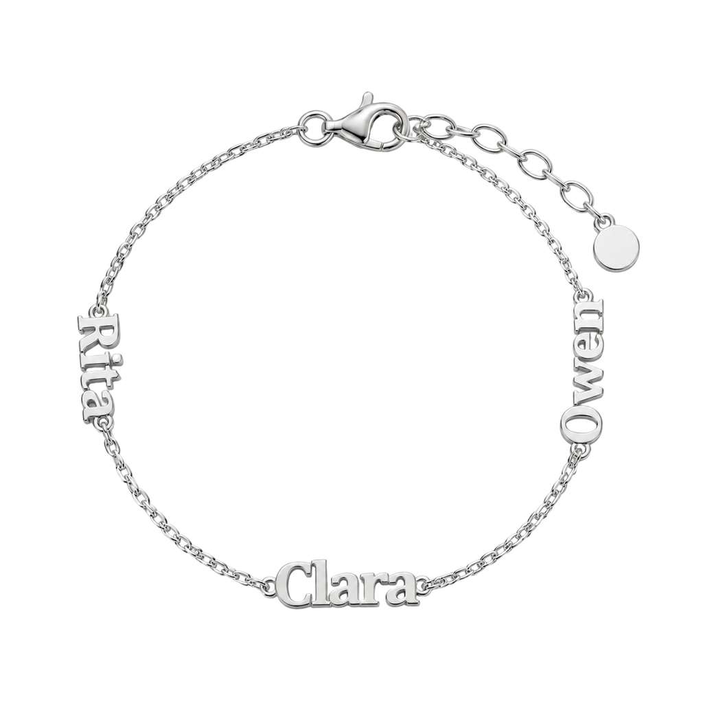 Linked By Love Personalized Name Bracelet