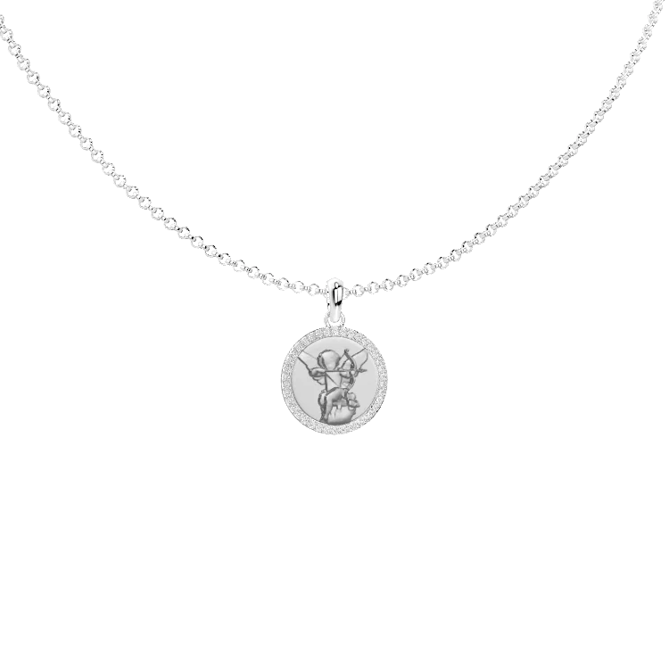 Personalized Photo Relief Necklace with Back Engraving - S925 Sterling Silver