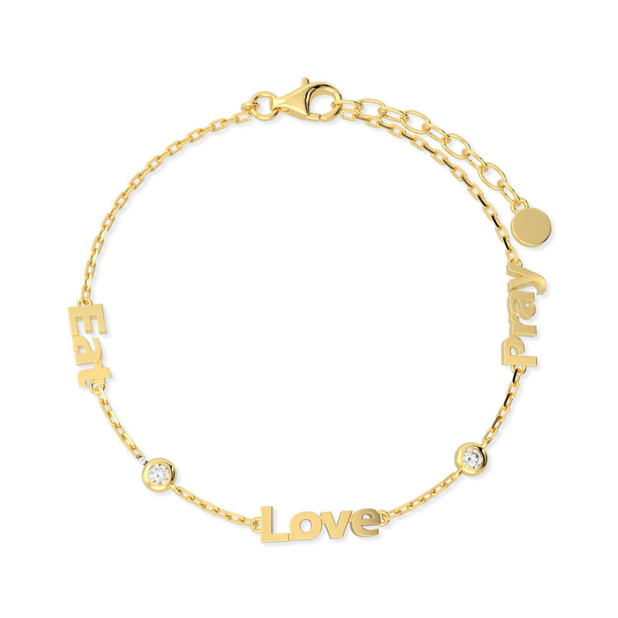Bracelet prénom personnalisé | Bracelet famille et amour sur mesure SB002BR