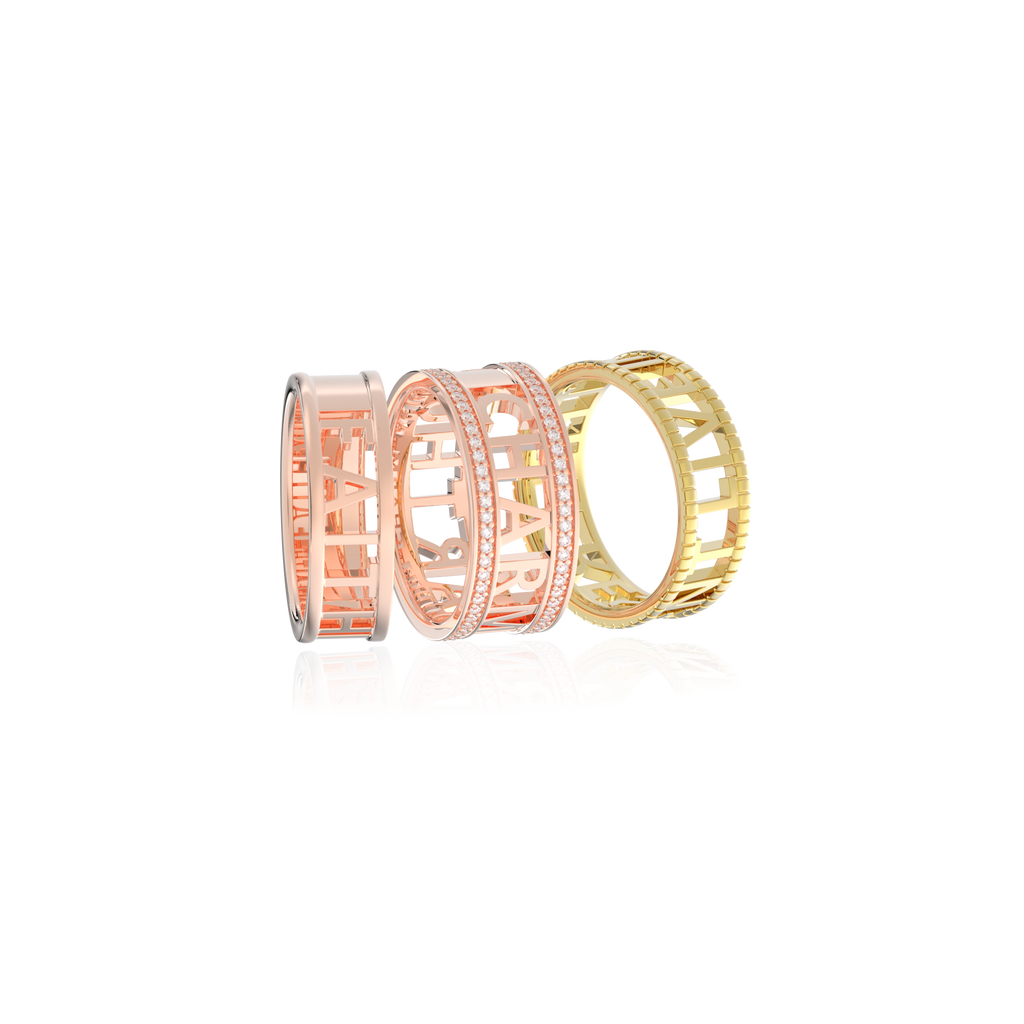 Luxe Customique Signature Ring SR001BR