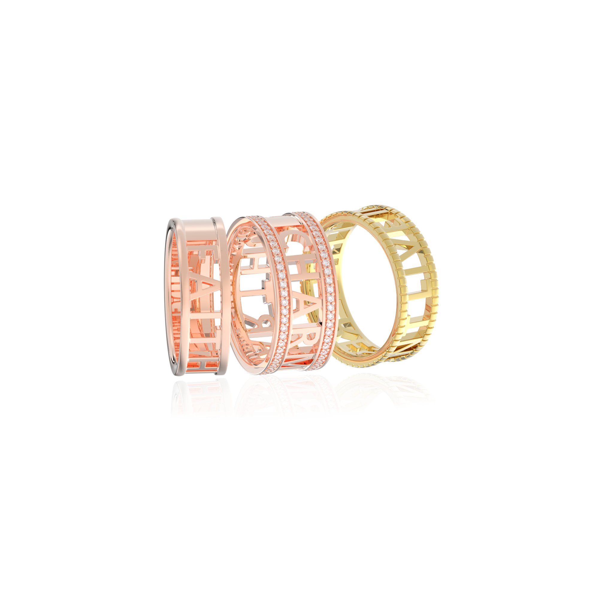 Luxe Customique Signature Ring SR001BR