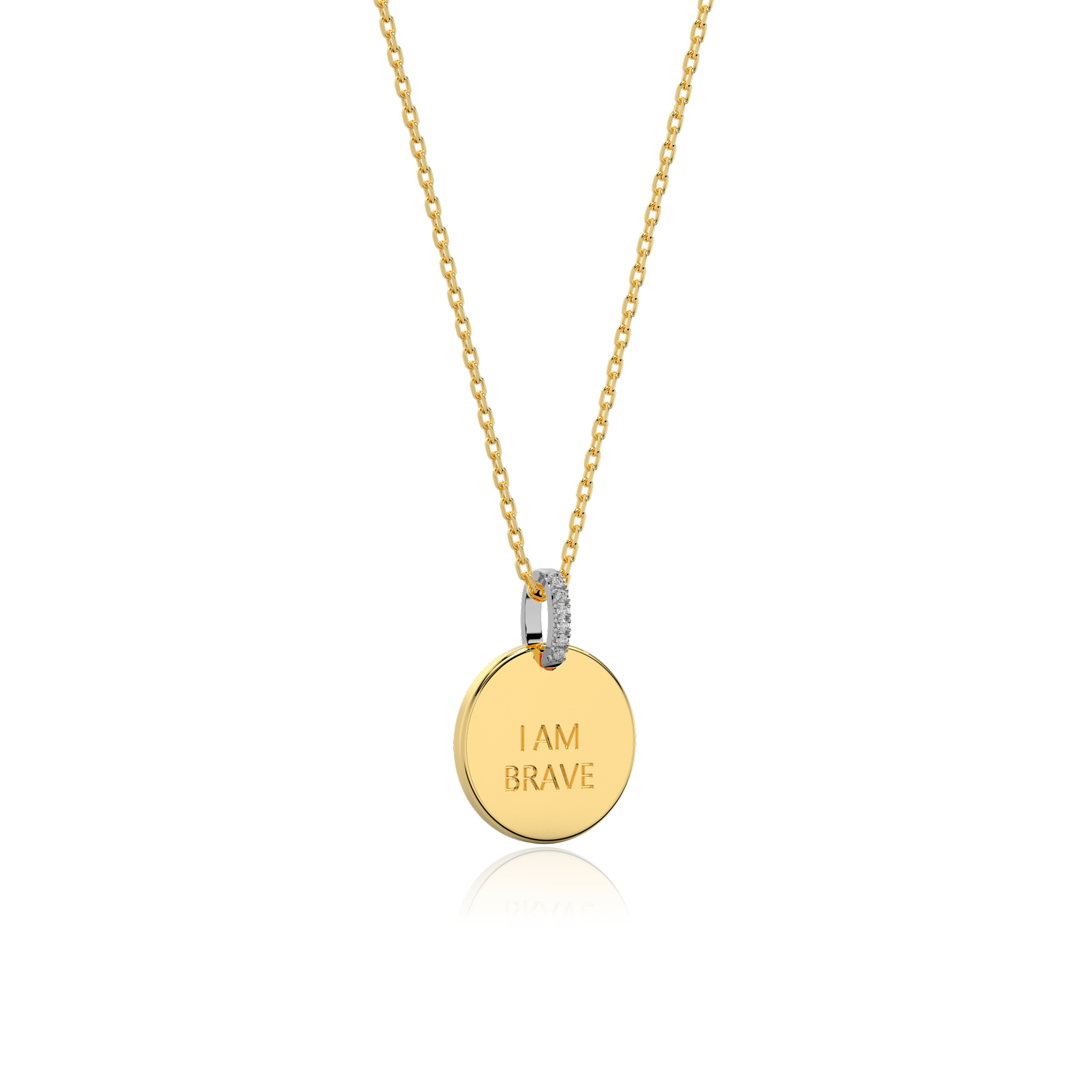 Personalized Photo Engraving Necklace, Double Side Custom Keepsake Pendant with Fingerprint and Message SP003