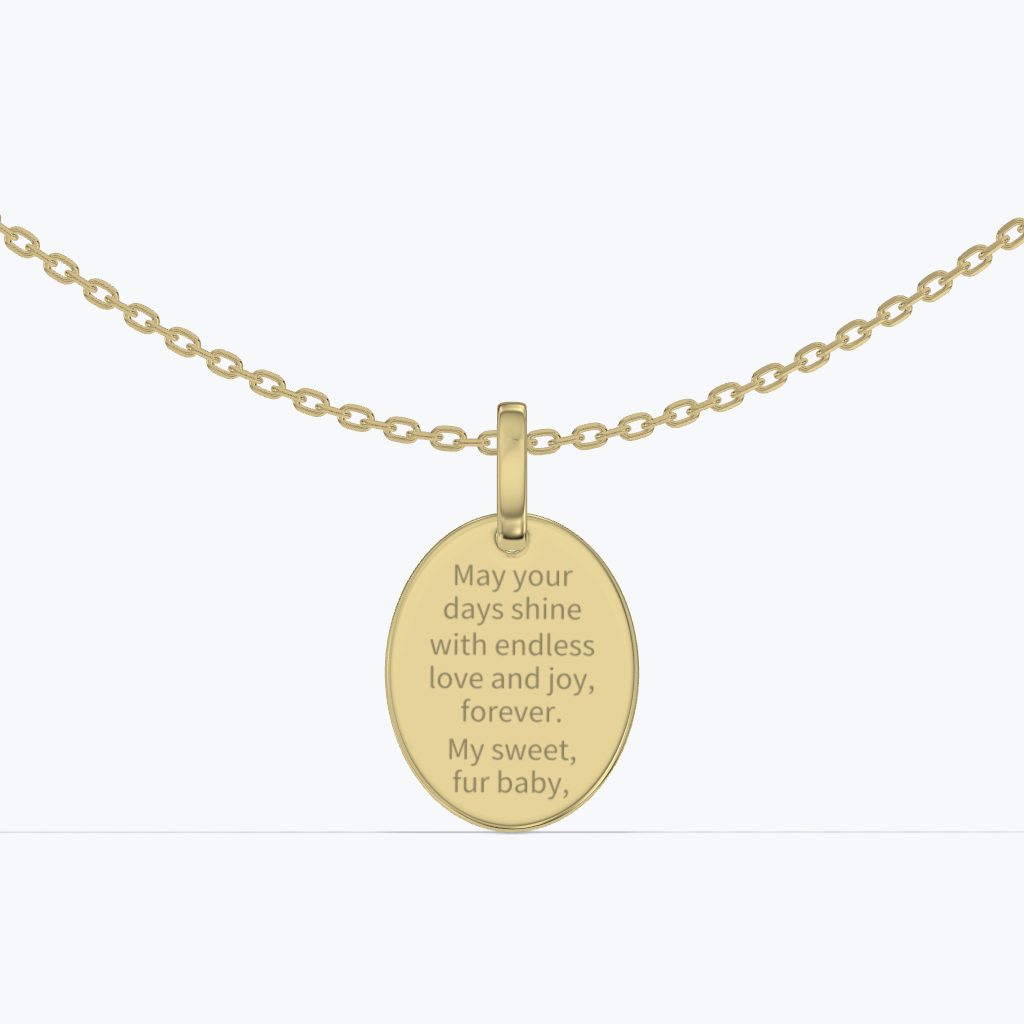 Personalized Pet Portrait Necklace-s925 sterling silver