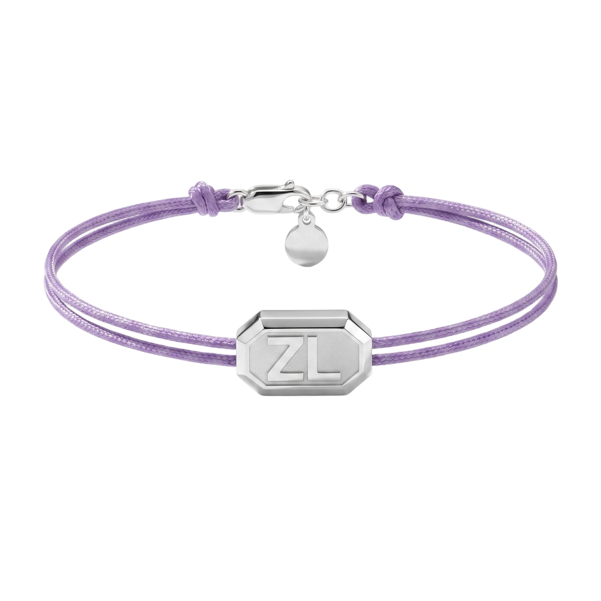 Personalized Fingerprint and Initial Bracelet-925 Sterling Silver