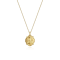 Custom Relief Necklace – Engraved Medallion Photo Pendant, Faith and Memorial Jewelry