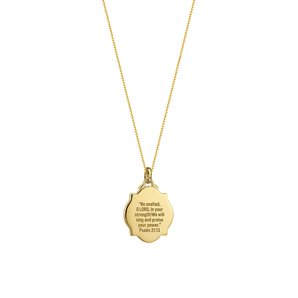 Custom Relief Necklace – Engraved Medallion Photo Pendant, Faith and Memorial Jewelry