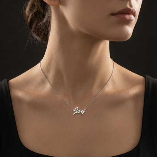 Classic Personalized Name Necklace - S925 Sterling Silver