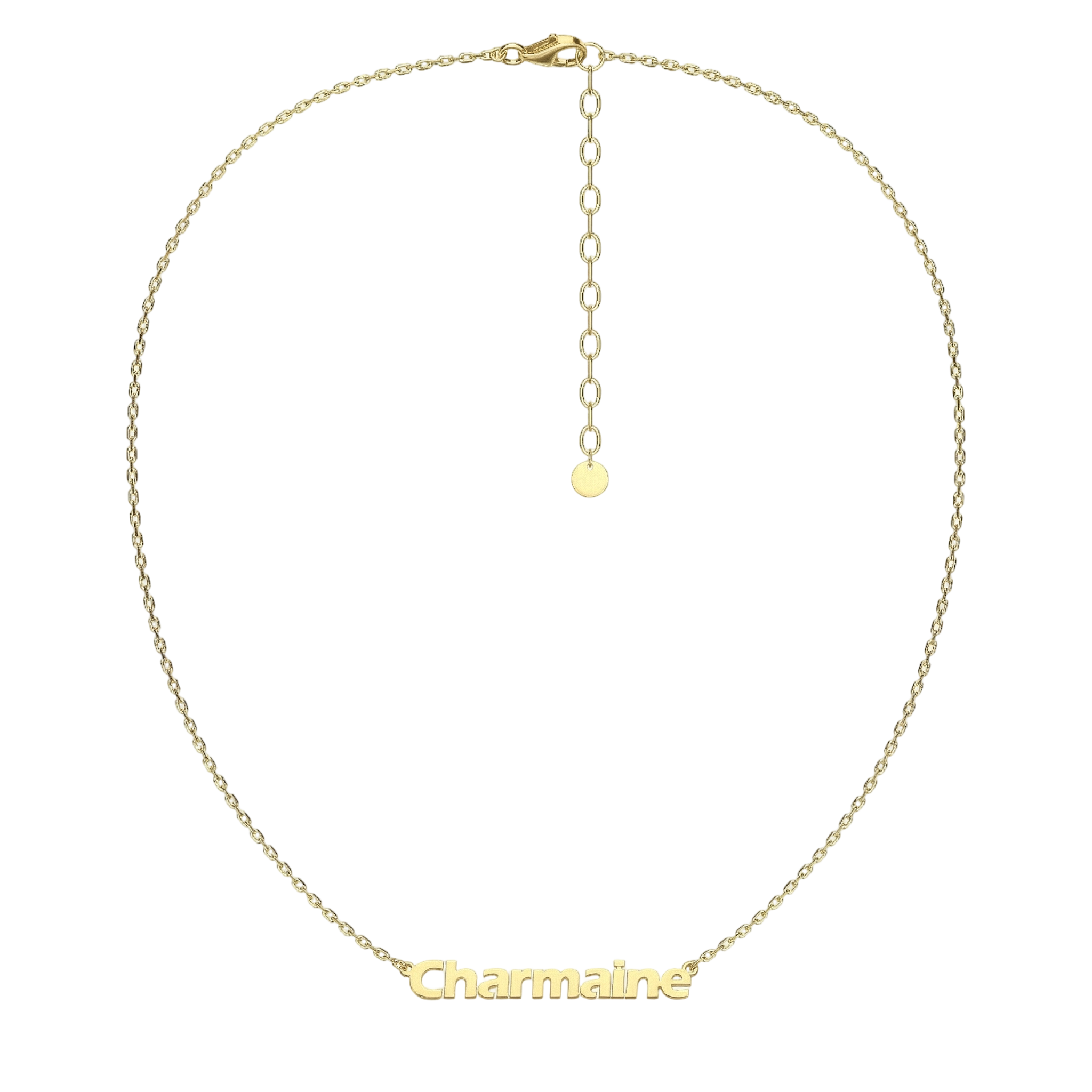 Name Necklace with Emotional Spark SN015A