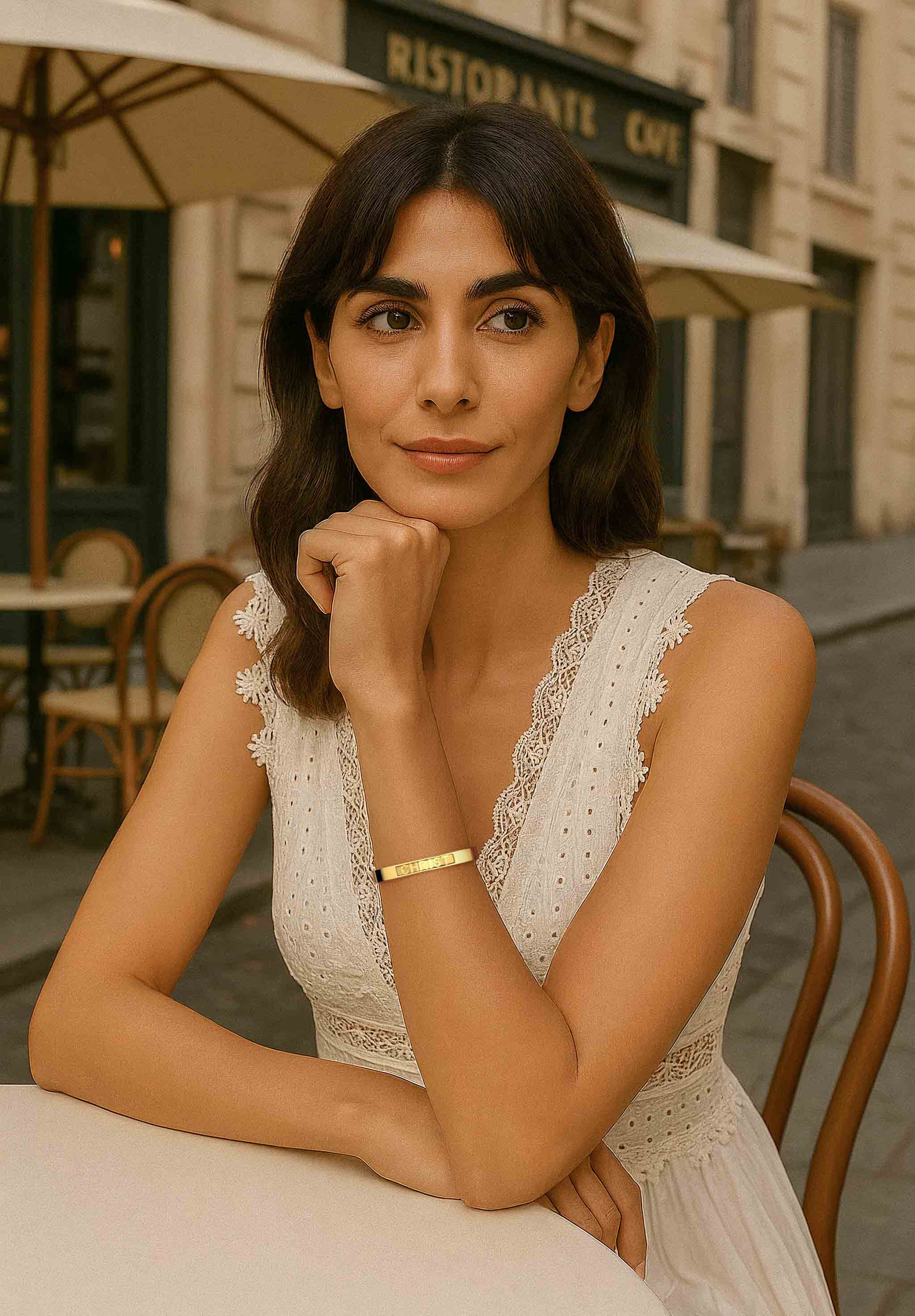 Modular Letter Cuff Bracelet | Personalized Name Bangle, 18K Gold Plated Adjustable Jewelry