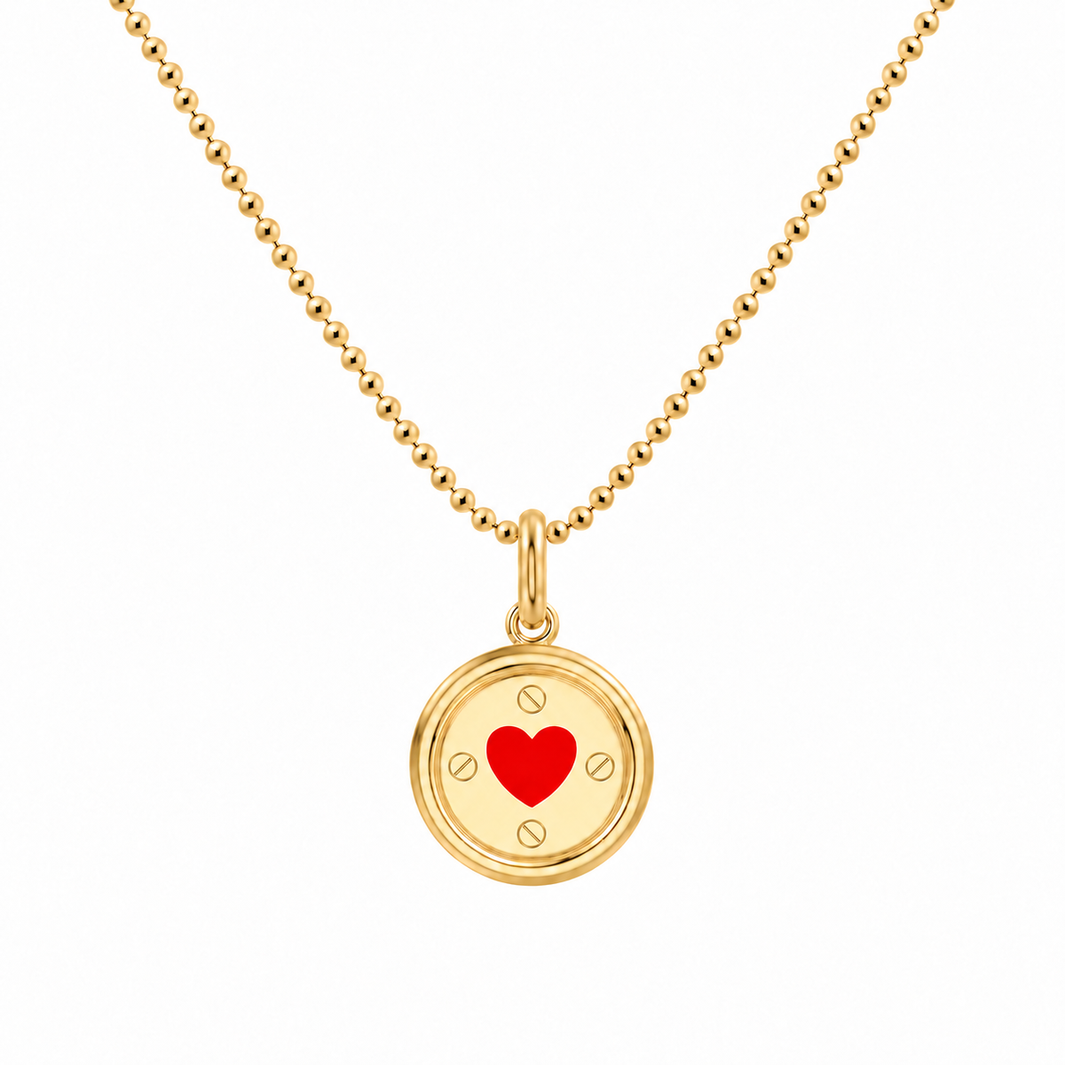 Personalized Enamel Keepsake Necklace-925 Sterling Silver