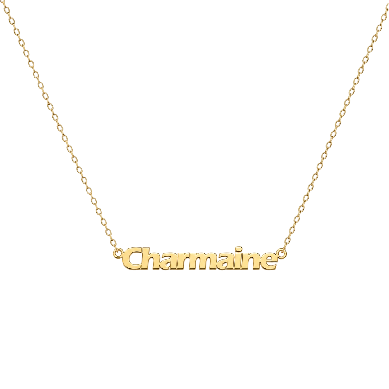 Personalized Name Necklace with Spark Accents - S925 Sterling Silver